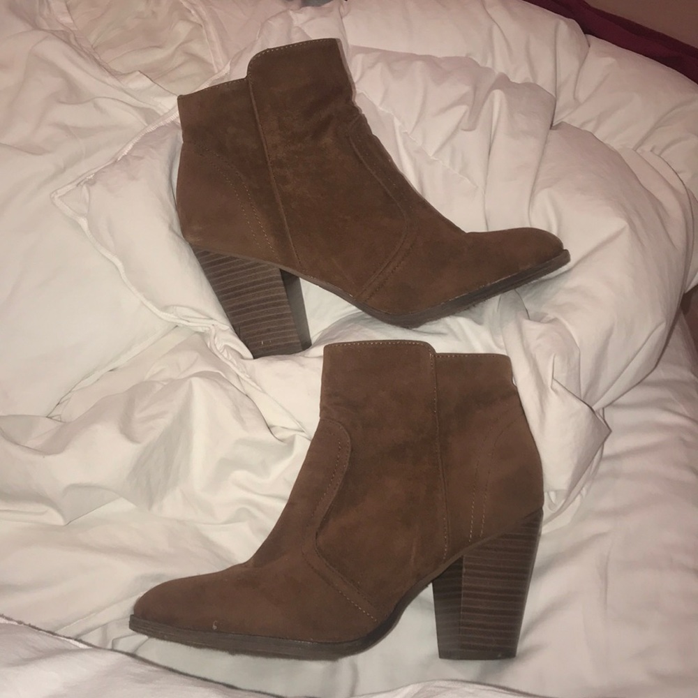 Brown booties